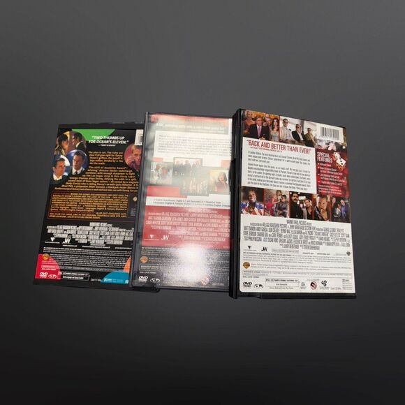 Ocean's Eleven Twelve Thirteen Movie Trilogy Brad Pitt George Clooney DVD - Picture 13 of 13